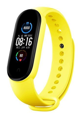 Grc Accessory M7 Adımsayar Su Geçirmez Android-iOS Dokunmatik Akıllı Bileklik Beyaz