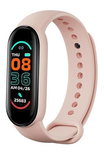 Grc Accessory M7 Adımsayar Su Geçirmez Android-iOS Dokunmatik Akıllı Bileklik Beyaz