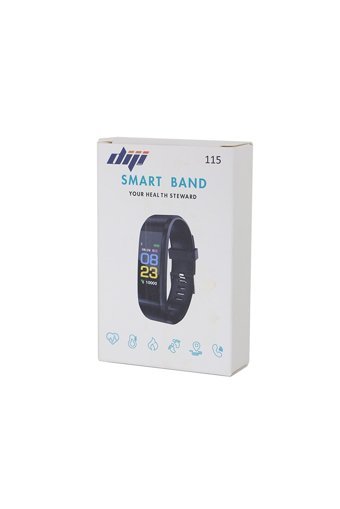 Dijiaks Dj 115 Plus Adımsayar Su Geçirmez Android Dokunmatik Akıllı Bileklik Siyah