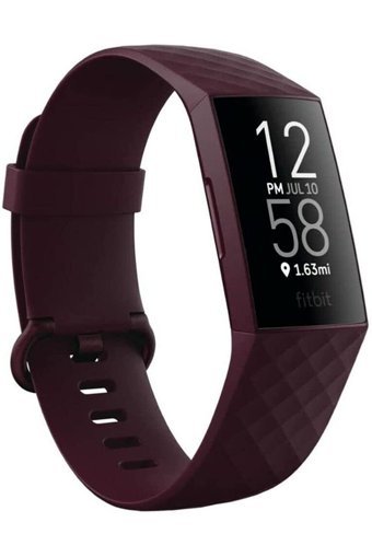Fitbit Charge 4 Adımsayar Su Geçirmez Android-iOS Dokunmatik Akıllı Bileklik Bordo