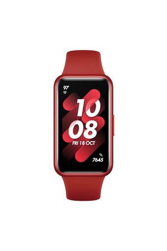 Huawei Band 7 Adımsayar Su Geçirmez Android-iOS Dokunmatik Akıllı Bileklik Kırmızı