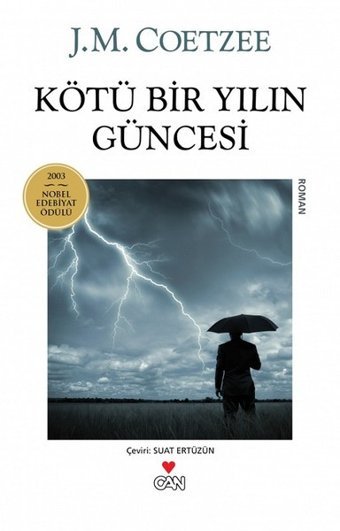 Kötü Bir Yılın Güncesi John Maxwell Coetzee Can Yayınları
