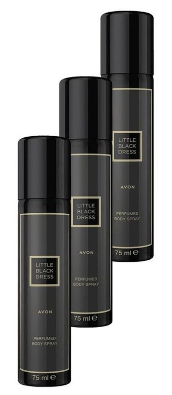 Avon Little Black Dress Roll-On Kadın Deodorant 3x75 ml