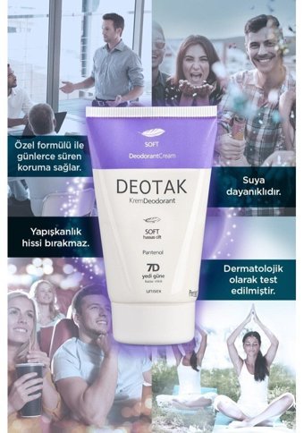 Deotak Krem Unisex Deodorant