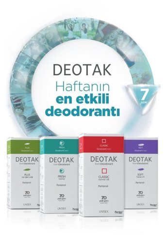 Deotak Krem Unisex Deodorant