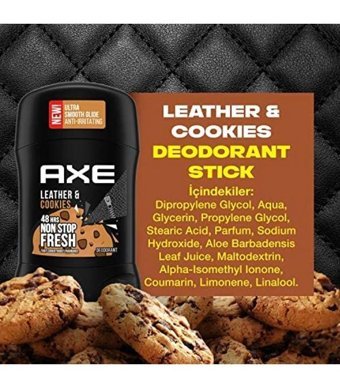 Axe Leather Cookies Stick Erkek Deodorant 50 ml