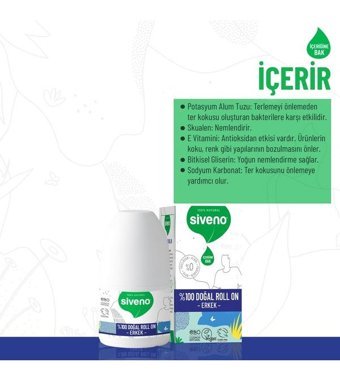 Siveno Ter Önleyici Roll-On Erkek Deodorant 3x50 ml