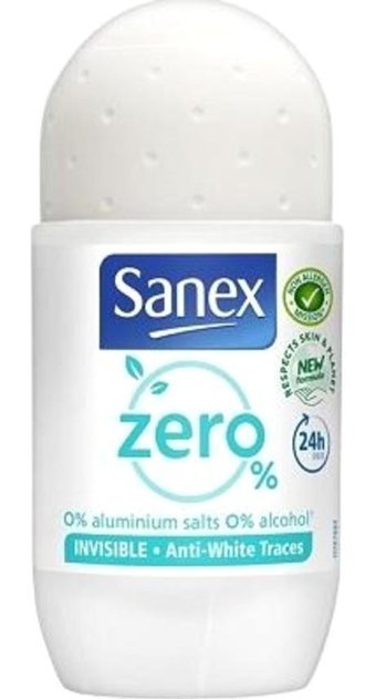 Sanex Zero Roll-On Unisex Deodorant 50 ml