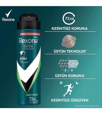 Rexona Mint Fresh Erkek Deodorant 3x150 ml