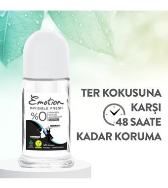 Emotion Invisible Fresh Roll-On Kadın Deodorant 3x50 ml