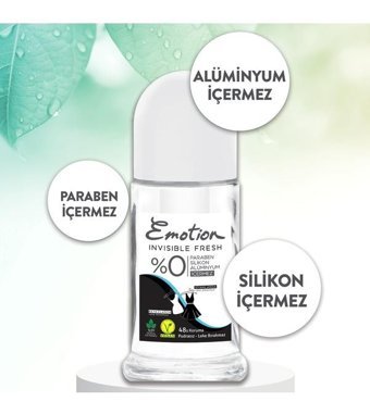 Emotion Invisible Fresh Roll-On Kadın Deodorant 3x50 ml