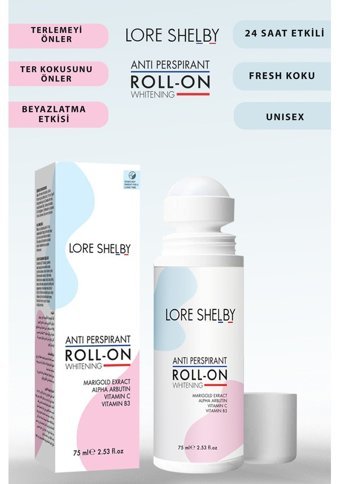 Lore Shelby Ter Önleyici Roll-On Unisex Deodorant 75 ml