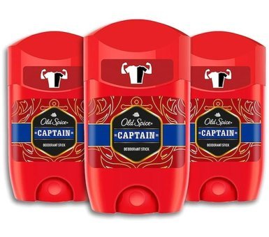 Old Spice Captain Erkek Deodorant 3x50 ml