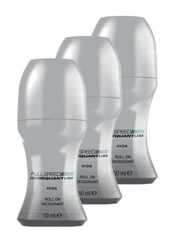 Avon Full Speed Quantum Roll-On Erkek Deodorant 3x50 ml