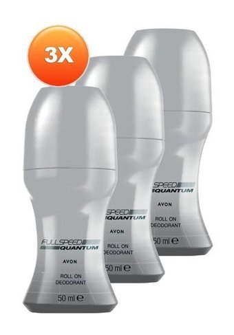 Avon Full Speed Quantum Roll-On Erkek Deodorant 3x50 ml
