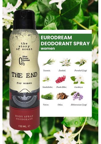 The End Sprey Kadın Deodorant 6x150 ml
