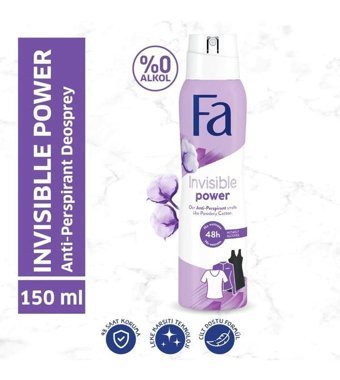 Fa Invisible Power Sprey Unisex Deodorant 150 ml
