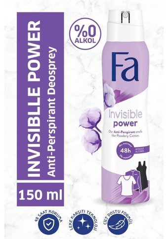 Fa Invisible Power Sprey Unisex Deodorant 150 ml