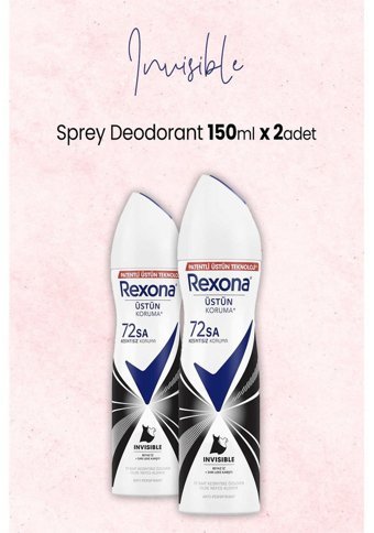 Rexona Invisible Kadın Deodorant 2x150 ml