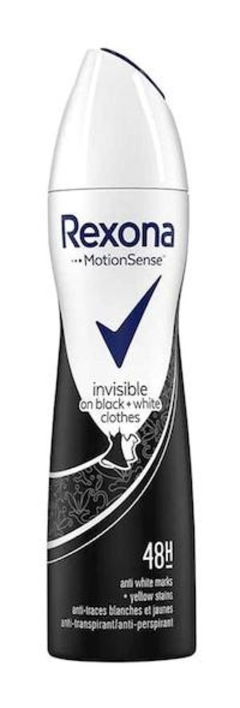 Rexona Black&White Invisible Sprey Kadın Deodorant 150 ml