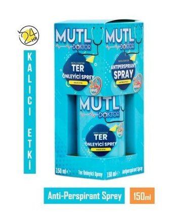 Mutlu Doktor Ter Önleyici Sprey Unisex Deodorant 150 ml