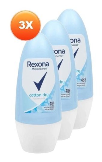 Rexona Antipespirant Roll-On Kadın Deodorant 3x50 ml