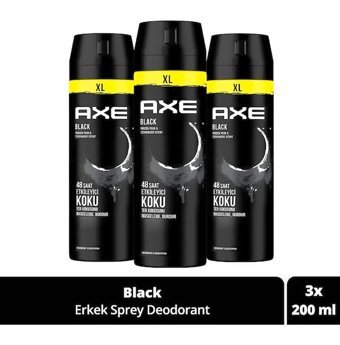 Axe Black Erkek Deodorant 3x200 ml