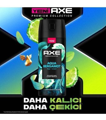 Axe Aqua Sprey Erkek Deodorant 2x150 ml