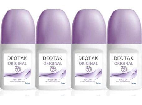 Deotak Original Roll-On Kadın Deodorant 4x35 ml