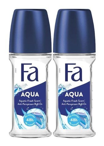 Fa Aqua Roll-On Unisex Deodorant 2x50 ml