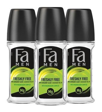 Fa Freshly Free Roll-On Erkek Deodorant 3x50 ml