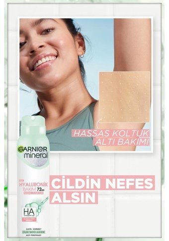 Garnier Mineral Sprey Unisex Deodorant 3x150 ml