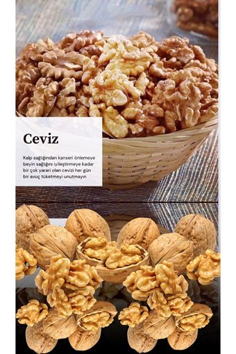 Poniba Organik Kelebek Ceviz İçi 3 kg