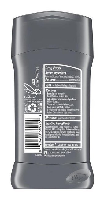 Dove Antipespirant Stick Erkek Deodorant 76 gr