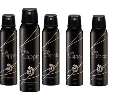 Vp Cappio Sprey Kadın Deodorant 5x150 ml