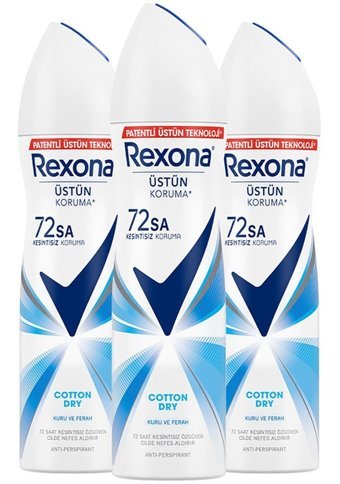 Rexona Cotton Dry Kadın Deodorant 3x150 ml