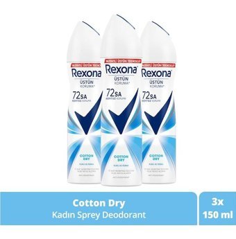 Rexona Cotton Dry Kadın Deodorant 3x150 ml
