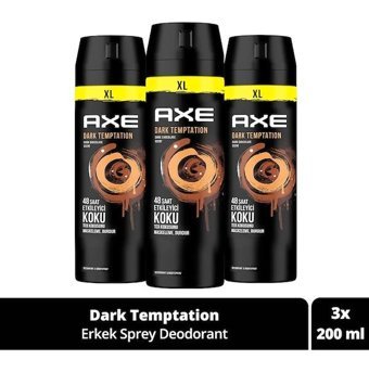 Axe Dark Temptatıon Erkek Deodorant 3x200 ml