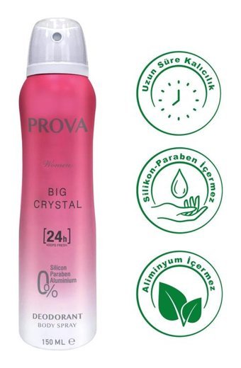 Prova Big Crystal Sprey Kadın Deodorant 150 ml