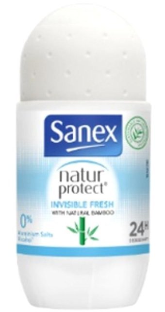 Sanex Invisible Fresh Roll-On Unisex Deodorant 50 ml