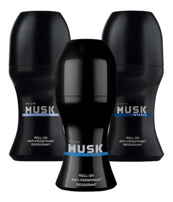 Avon Musk Marine - Musk Intense - Musk Air Roll-On Erkek Deodorant 50 ml