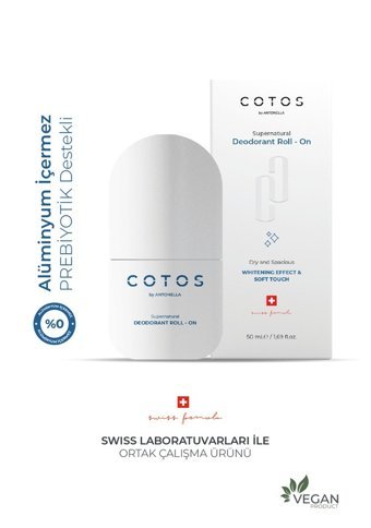 Cotos Whitening&Soft Touch Roll-On Unisex Deodorant 50 ml