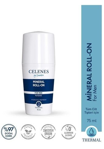 Celenes Thermal Mineral Roll-On Erkek Deodorant 75 ml