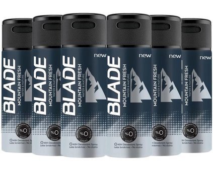 Blade Mountain Fresh Sprey Erkek Deodorant 6x150 ml