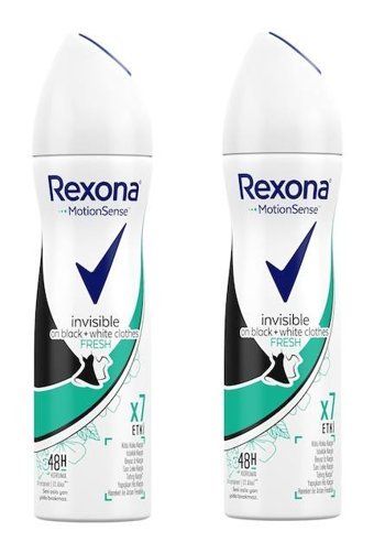 Rexona Black&White Invisible Fresh Sprey Kadın Deodorant 2x150 ml
