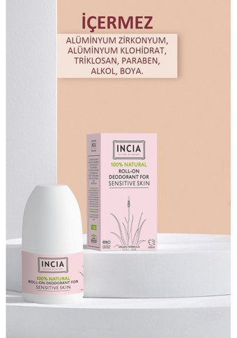 Incia Ter Önleyici Roll-On Unisex Deodorant 50 ml