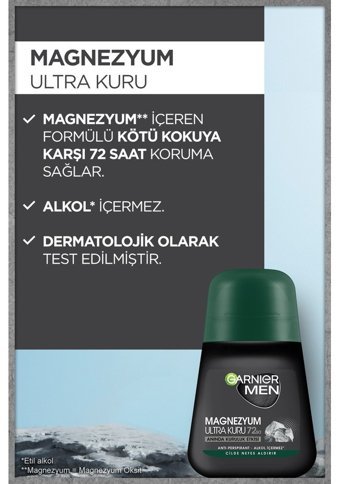 Garnier Roll-On Erkek Deodorant 3x50 ml