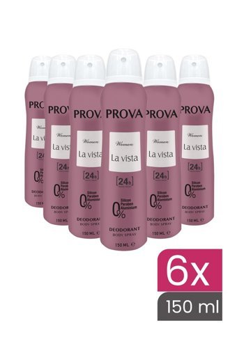 Prova La Vista Sprey Kadın Deodorant 6x150 ml