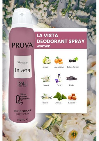 Prova La Vista Sprey Kadın Deodorant 6x150 ml
