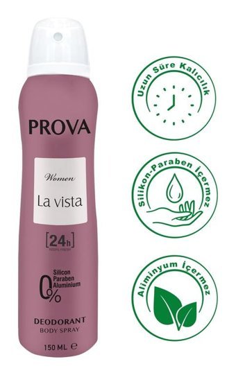 Prova La Vista Sprey Kadın Deodorant 6x150 ml